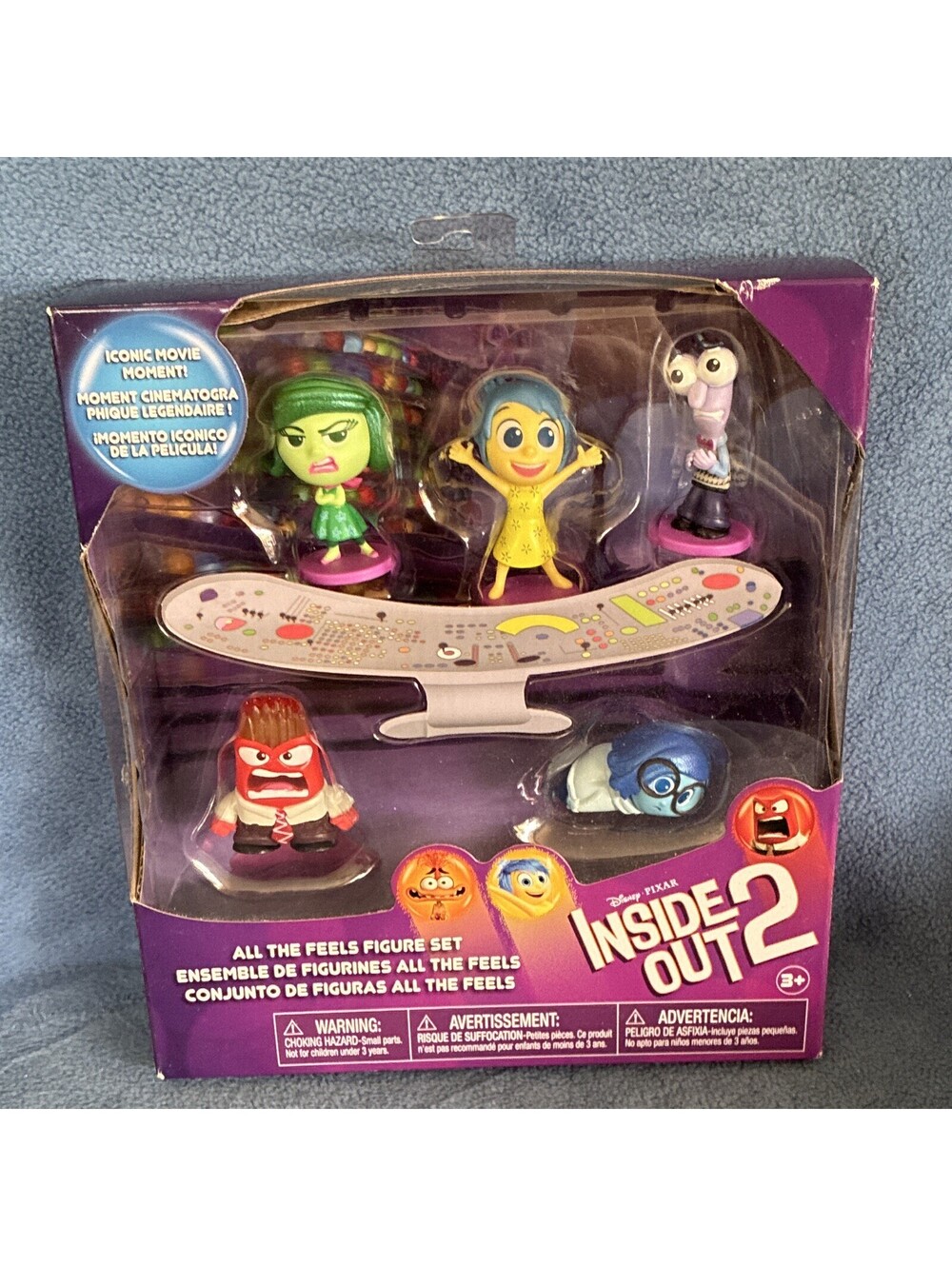 Just Play Inside Out 2 All the Feels Figure Set 3in Pixar 2024